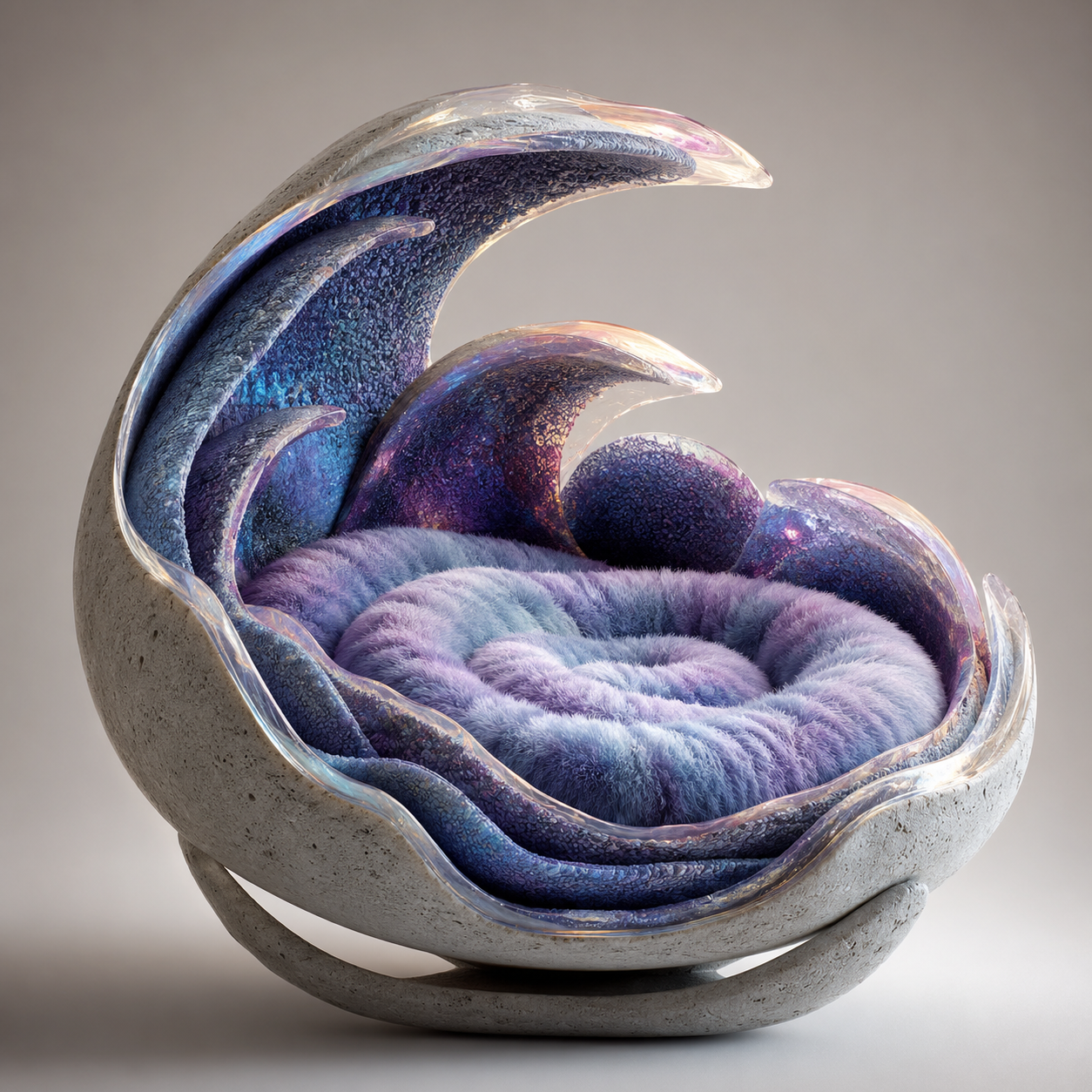 Glowllift™ LunarWave Pet Bed